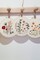3 Pack Embroidery Starter Kit for Beginners Stamped Cross Stitch Kits with Cute Flowers and Plants Patterns with 1 Embroidery Hoop and Color Threads for Adults Kids